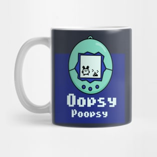 Oopsy Poopsy in Blue Mug